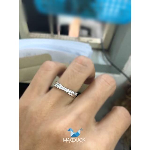 Women's ring – CZ in 925 silver by Madduck Jewels