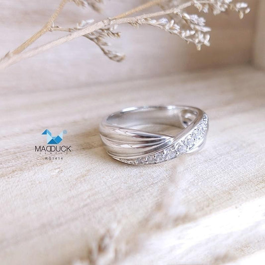 Women's ring – CZ in 925 silver by Madduck Jewels