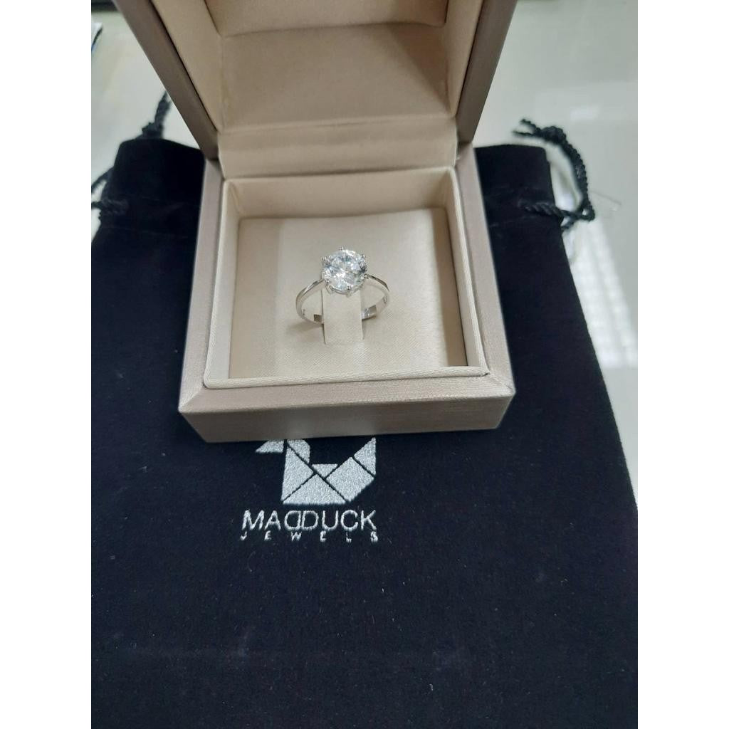 Women's ring – CZ in 925 silver by Madduck Jewels