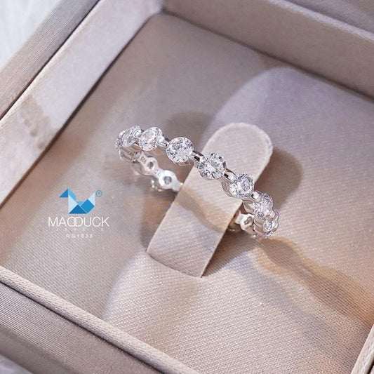 Women's ring – CZ in 925 silver by Madduck Jewels