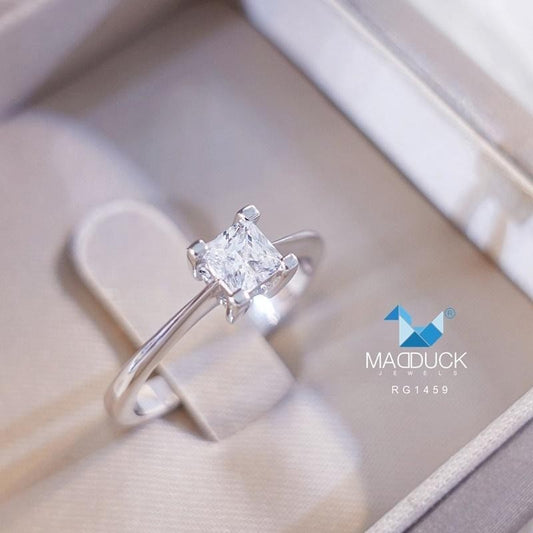 Women's ring – CZ in 925 silver by Madduck Jewels