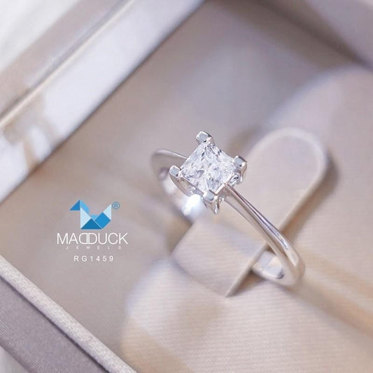 Women's ring – CZ in 925 silver by Madduck Jewels