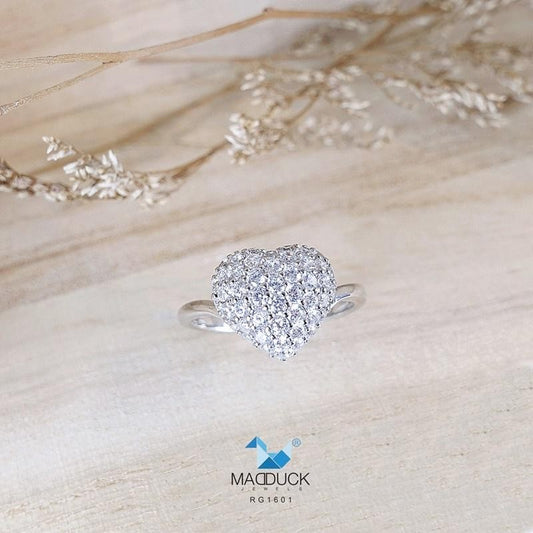Women's ring – CZ in 925 silver by Madduck Jewels
