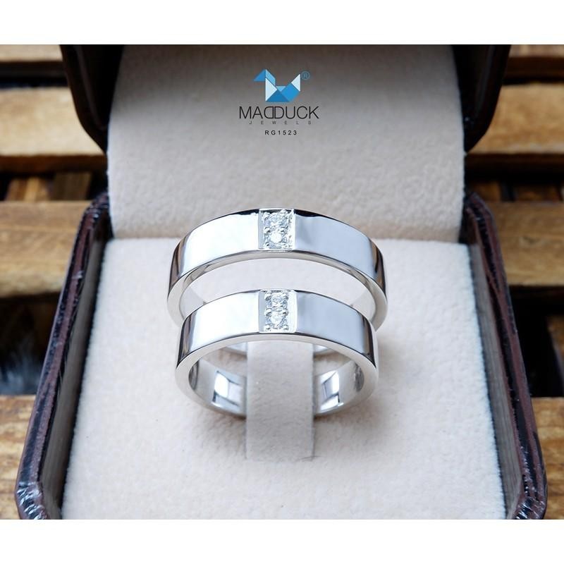 Couple ring set – CZ in 925 silver by Madduck Jewels