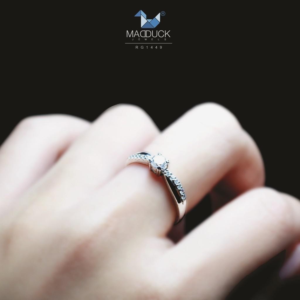 Couple ring set – CZ in 925 silver by Madduck Jewels