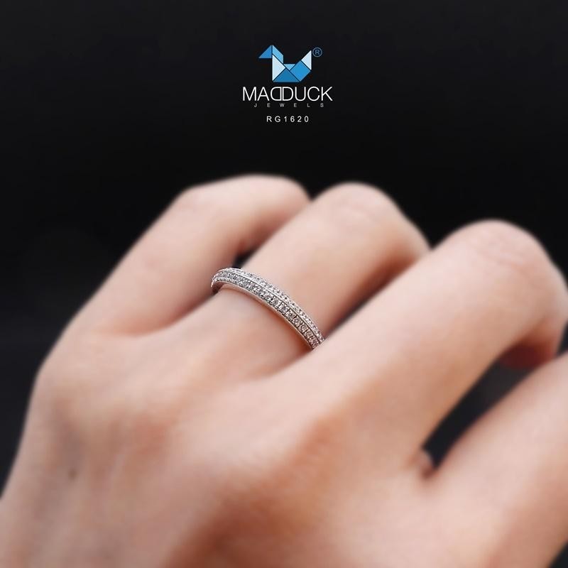 Women's ring – CZ in 925 silver by Madduck Jewels