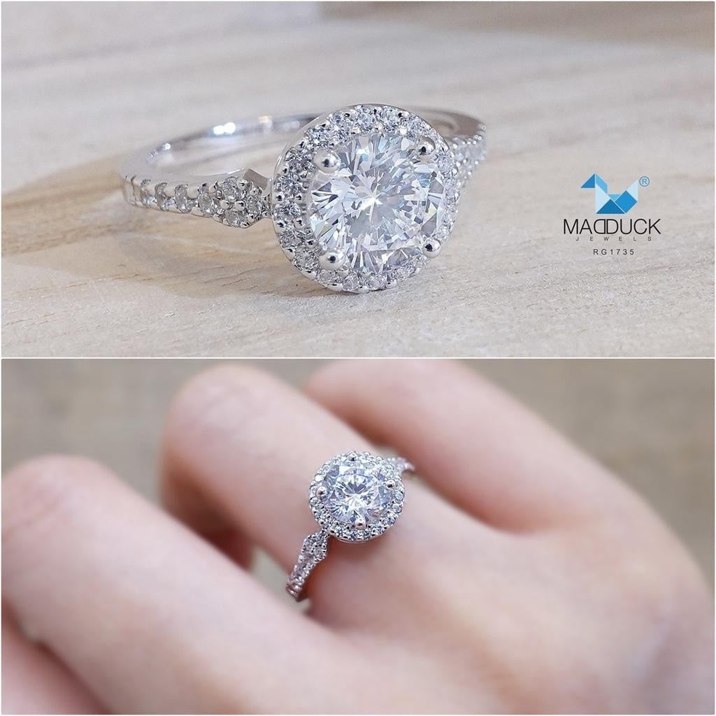Women's ring – CZ in 925 silver by Madduck Jewels