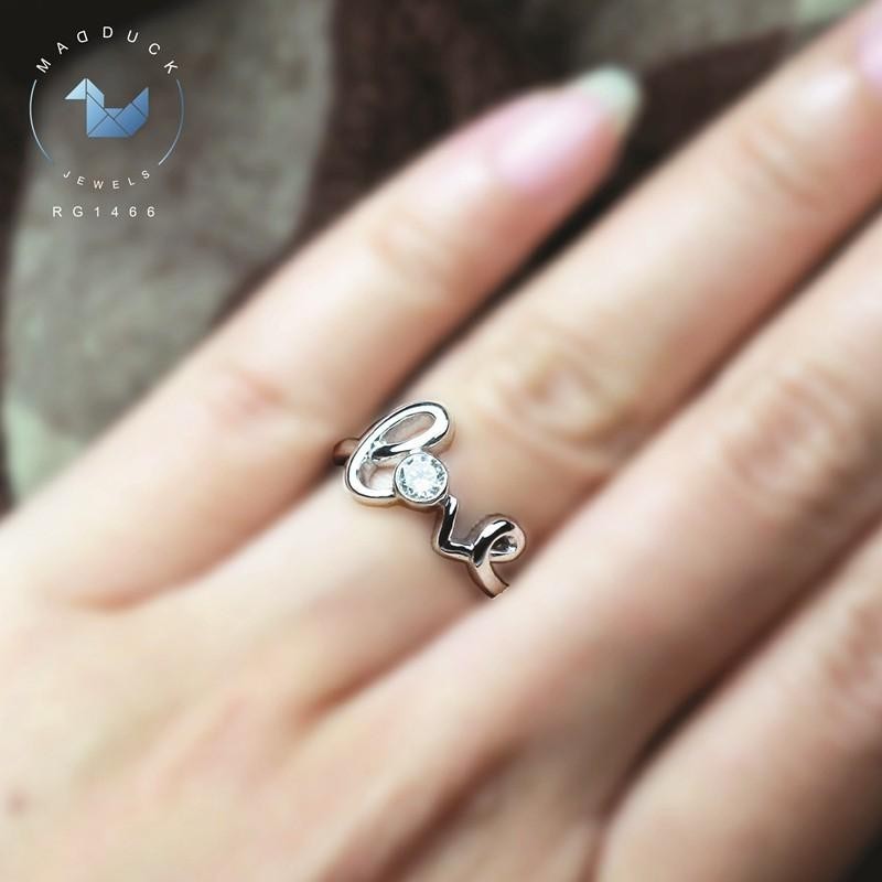Women's ring – CZ in 925 silver by Madduck Jewels