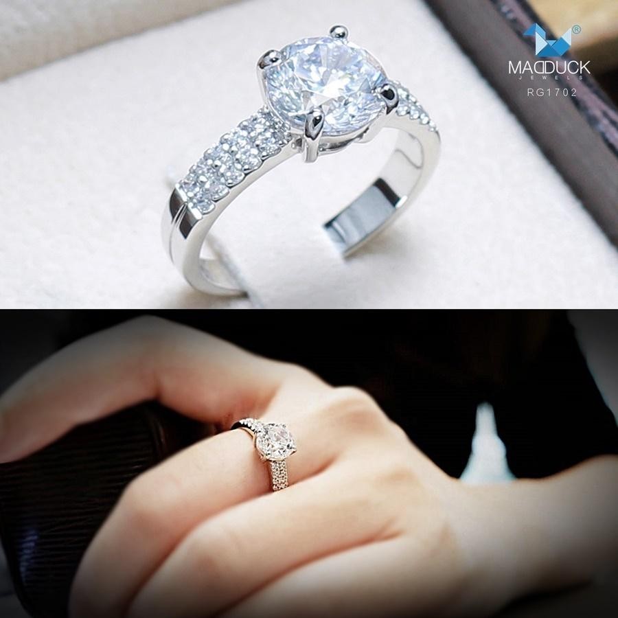 Women's ring – CZ in 925 silver by Madduck Jewels