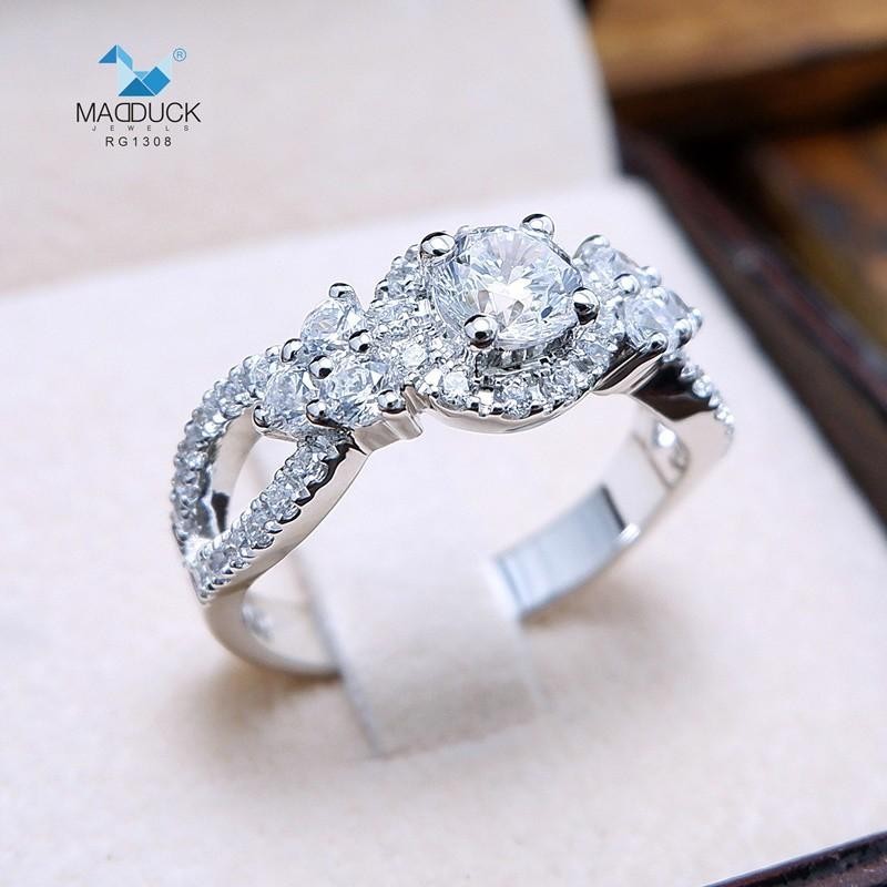 Women's ring – CZ in 925 silver by Madduck Jewels