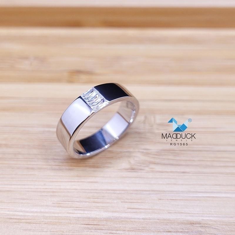 Men's ring – CZ in 925 silver by Madduck Jewels