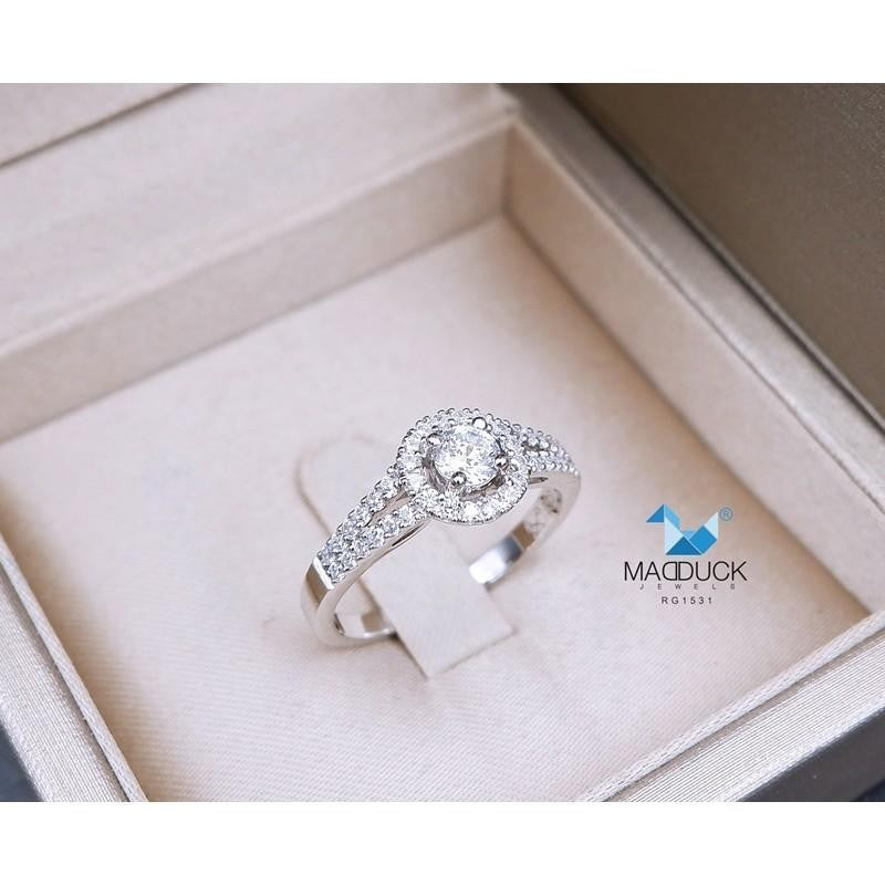 Women's ring – CZ in 925 silver by Madduck Jewels