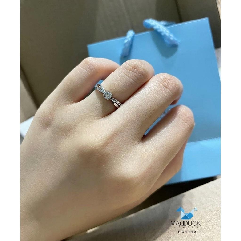 Women's ring – CZ in 925 silver by Madduck Jewels