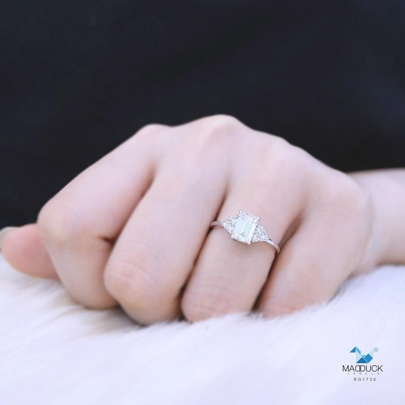 Women's ring – CZ in 925 silver by Madduck Jewels