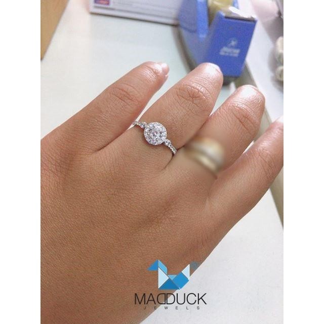 Women's ring – CZ in 925 silver by Madduck Jewels