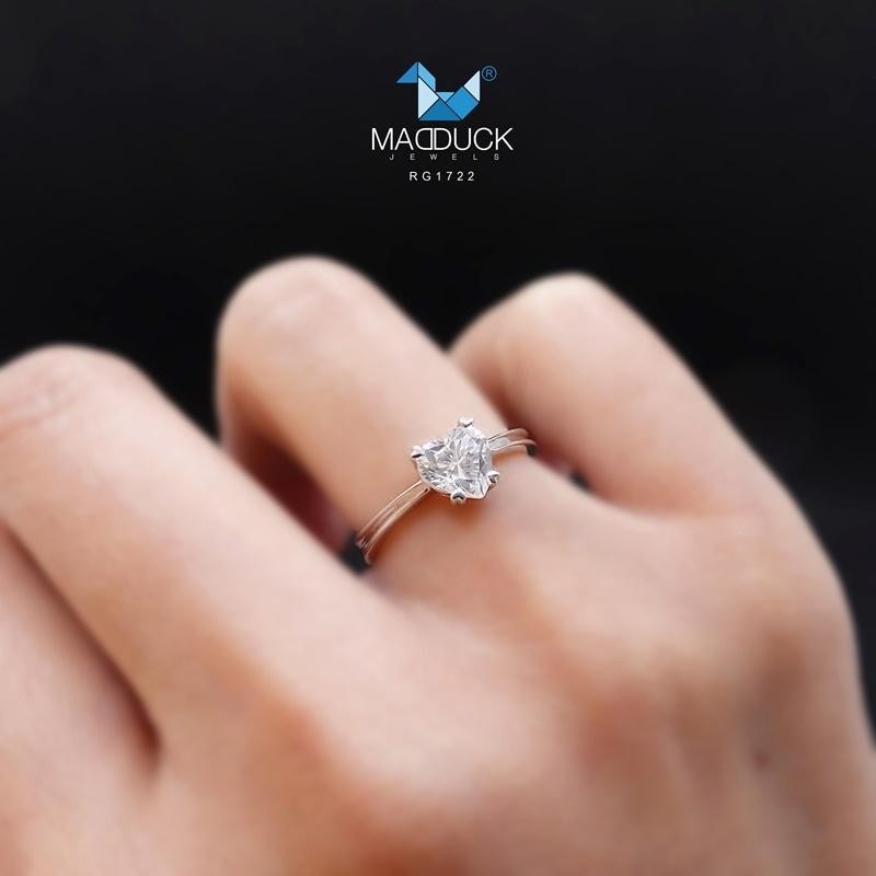 Women's ring – CZ in 925 silver by Madduck Jewels