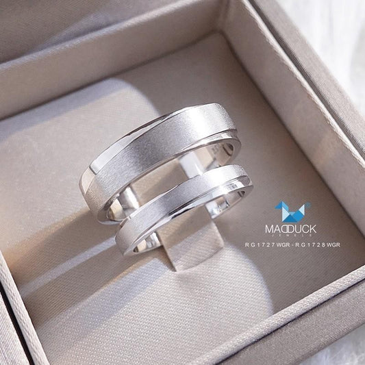 Couple ring set – CZ in 925 silver by Madduck Jewels