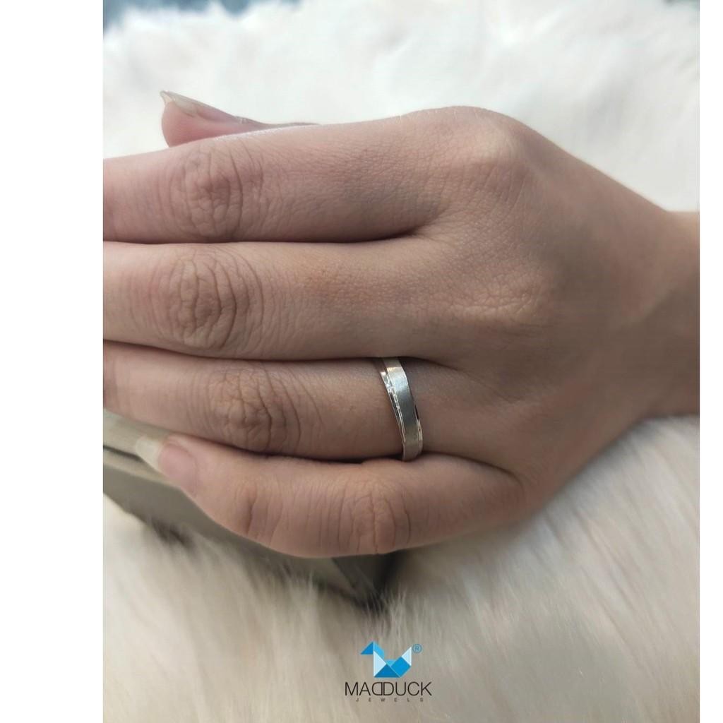 Unisex / male / female ring – CZ in 925 silver by Madduck Jewels