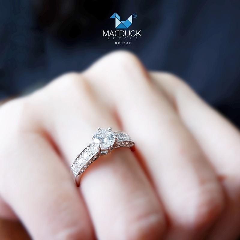 Women's ring – CZ in 925 silver by Madduck Jewels