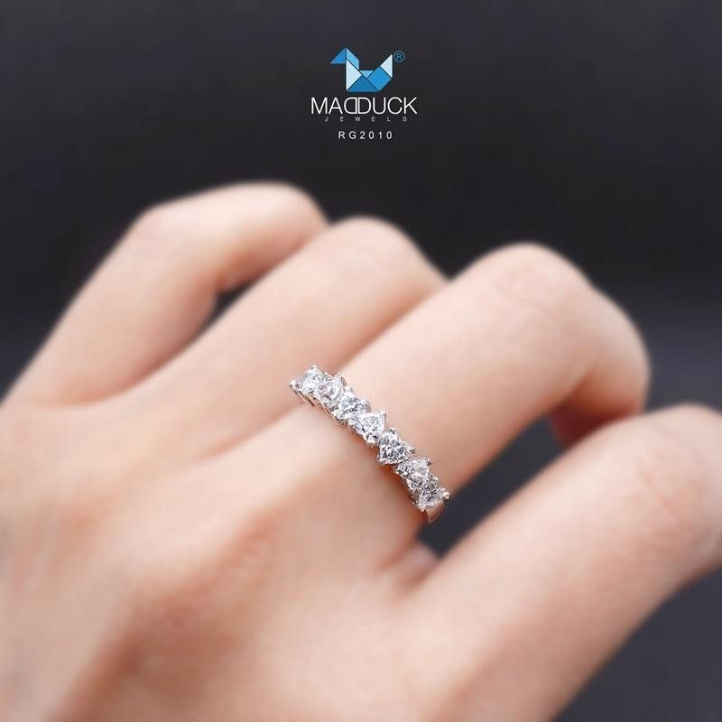 Women's ring – CZ in 925 silver by Madduck Jewels