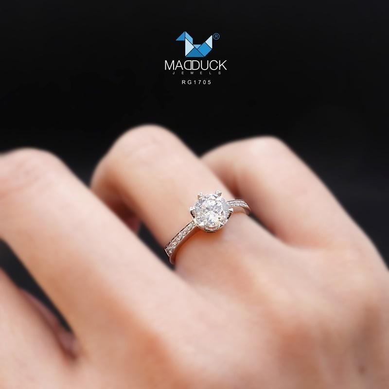 Women's ring – CZ in 925 silver by Madduck Jewels