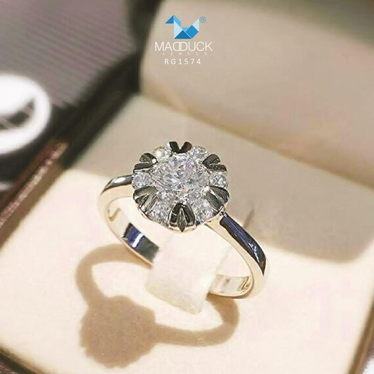 Women's ring – CZ in 925 silver by Madduck Jewels