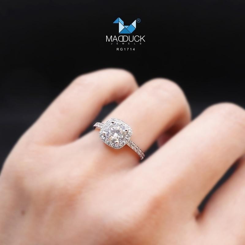 Women's ring – CZ in 925 silver by Madduck Jewels