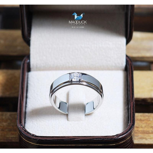 Unisex / male / female ring – CZ in 925 silver by Madduck Jewels