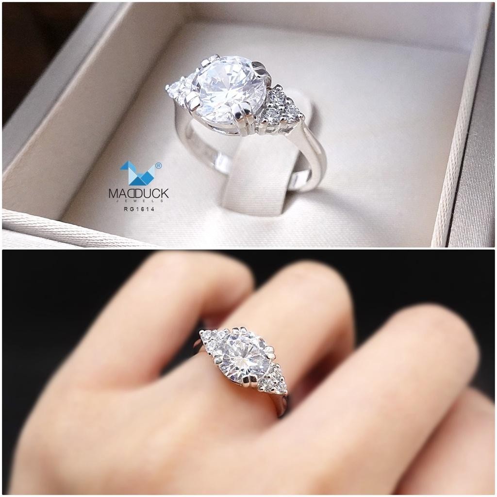 Women's ring – CZ in 925 silver by Madduck Jewels