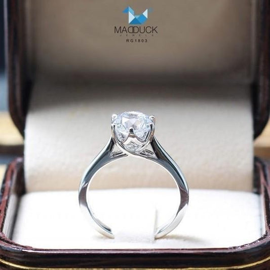 Women's ring – CZ in 925 silver by Madduck Jewels