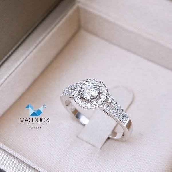 Couple ring set – CZ in 925 silver by Madduck Jewels