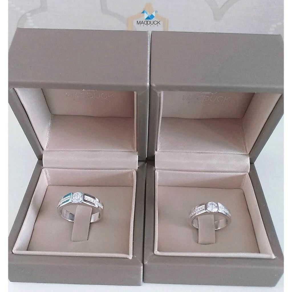 Unisex / male / female ring – CZ in 925 silver by Madduck Jewels