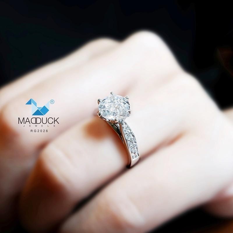 Women's ring – CZ in 925 silver by Madduck Jewels