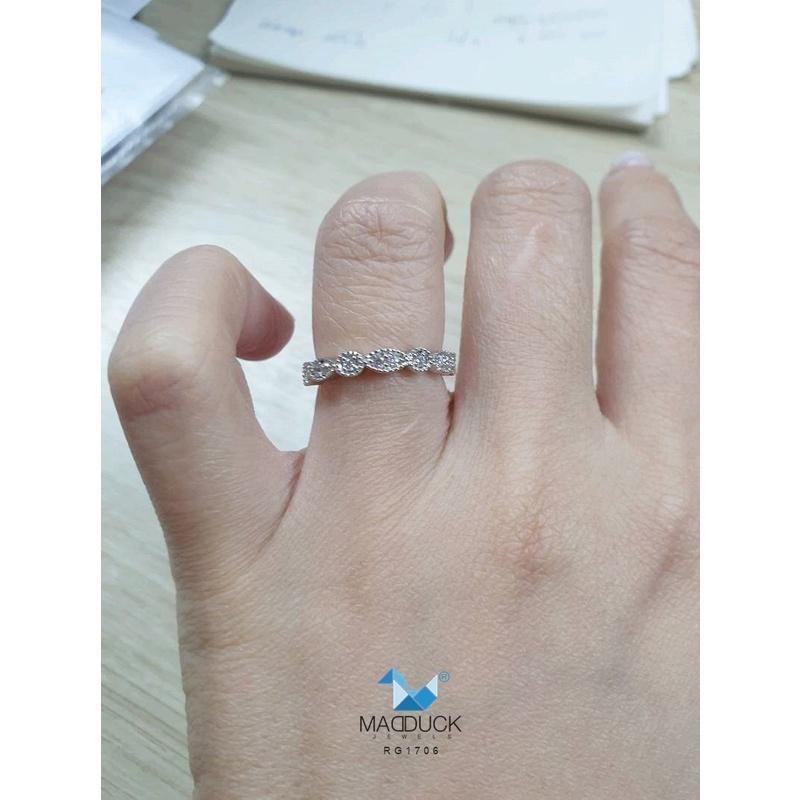 Women's ring – CZ in 925 silver by Madduck Jewels