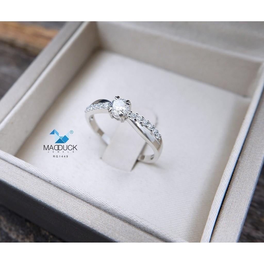 Women's ring – CZ in 925 silver by Madduck Jewels