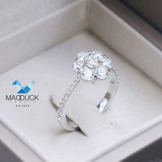 Women's ring – CZ in 925 silver by Madduck Jewels