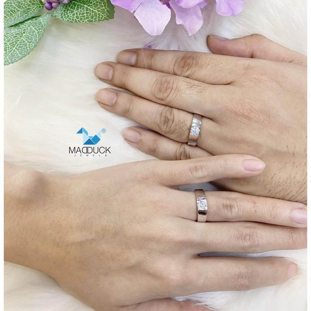 Unisex / male / female ring – CZ in 925 silver by Madduck Jewels