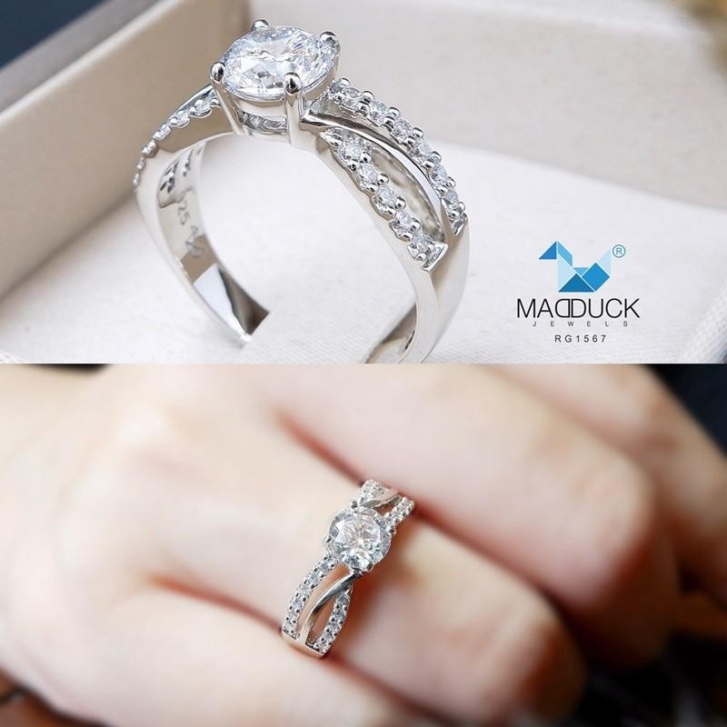 Women's ring – CZ in 925 silver by Madduck Jewels