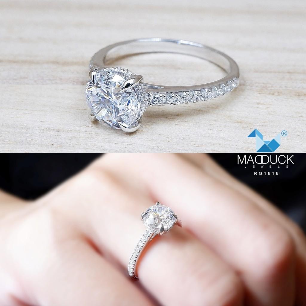 Women's ring – CZ in 925 silver by Madduck Jewels