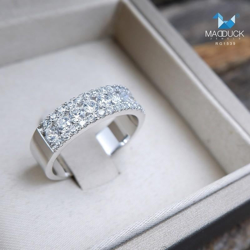 Women's ring – CZ in 925 silver by Madduck Jewels