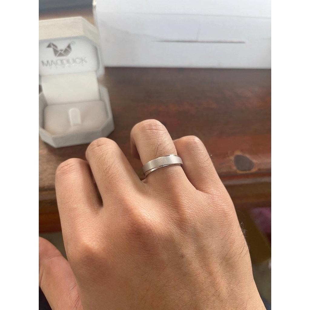 Unisex / male / female ring – CZ in 925 silver by Madduck Jewels