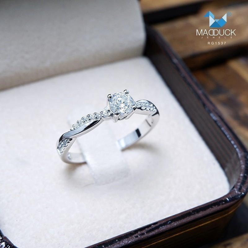 Couple ring set – CZ in 925 silver by Madduck Jewels