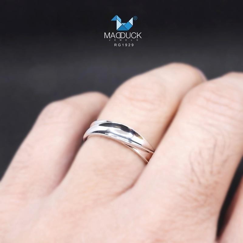 Unisex / male / female ring – CZ in 925 silver by Madduck Jewels