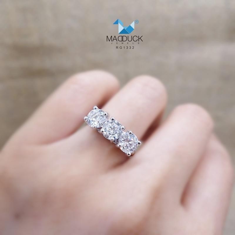 Women's ring – CZ in 925 silver by Madduck Jewels