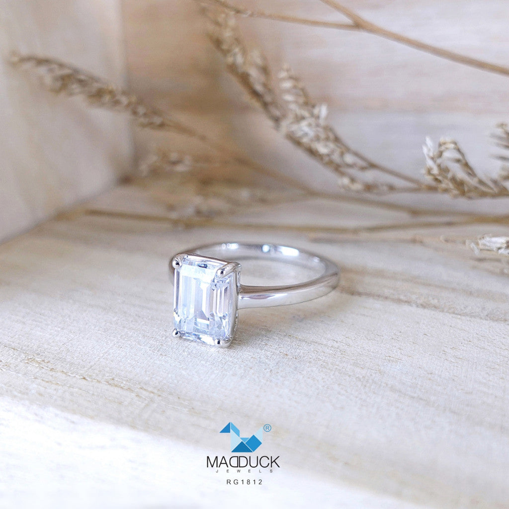 Women's ring – CZ in 925 silver by Madduck Jewels