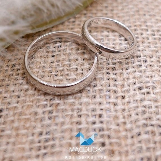 Couple ring set – CZ in 925 silver by Madduck Jewels