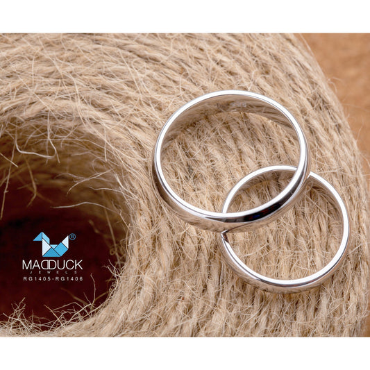 Couple ring set – CZ in 925 silver by Madduck Jewels