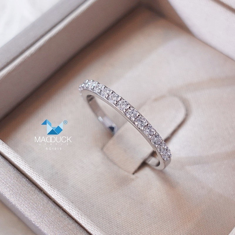 Couple ring set – CZ in 925 silver by Madduck Jewels