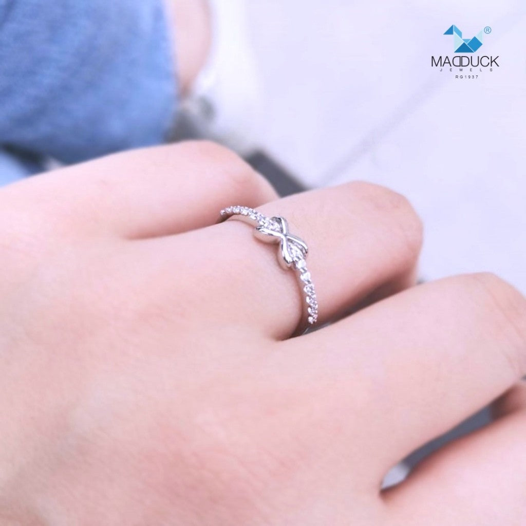 Couple ring set – CZ in 925 silver by Madduck Jewels