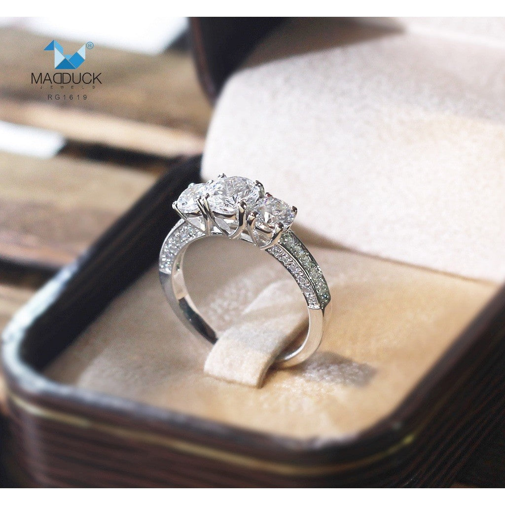 Women's ring – CZ in 925 silver by Madduck Jewels
